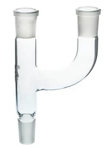 Eisco Multiple Adapter, 2 Parallel Necks, 29/32 Socket Size, 29/32 Cone Size - Picture 1 of 1