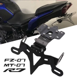 For 2014-2023 MT-07 FZ07 License Plate Holder Frame Bracket R7 2022 2023 - Picture 1 of 8
