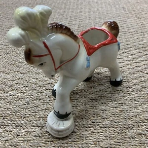 RARE MCM Vintage 1950’s Circus Horse Planter Pony - Picture 1 of 11