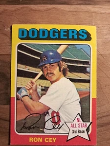 1975 Topps - #390 Ron Cey, Dodgers-3rd Base, NL All Star  - Picture 1 of 10