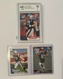 2010 Donruss Rated Rookie - #84 Rob Gronkowski (RC) + (2) Raw RC