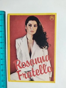 Adhesive Rosanna Brother Durium Sticker Autocollant Vintage 80s Mens Original - Picture 1 of 1