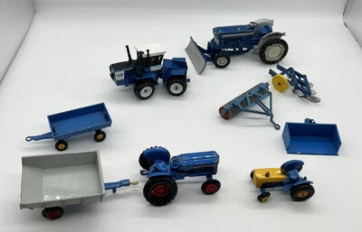 Vintage Lot Lesney Matchbox And Britains Ltd Tractor farm Implement 1960’ Rare - Image 1 of 4