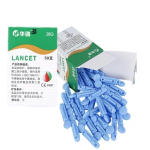100 un./2 caja 28 g pluma lanceta de sangre aguja desechable para bolígrafo lancetas estériles - Imagen 1 de 12