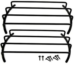 10 Zoll Schwerlast Grill für Subwoofer Lautsprecher in mattschwarz Finish Paar (2 Stück) - Bild 1 von 3