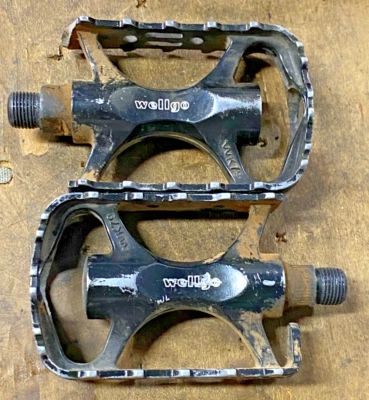Wellgo W-K79 Bike Bicycle Pedals 9/16 inch Pair MTB BMX ROAD *READ DESCRIPTION - Image 1 of 4