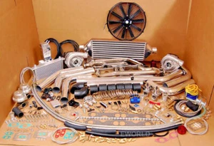 FOR MOPAR SMALL BLOCK TT DODGE RT 1000HP Twin Turbo KIT 318 340 360 5.2L 5.9L - Picture 1 of 1