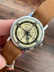 Watch Komandirskie "Arctic" North Pole Soviet Wrist Watch Men's Vintage USSR - Picture 1 of 10