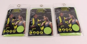 Asciugamano sportivo Performance Cooling grande 12"x 40" Stay Cool lotto di 3 verde nuovo - Foto 1 di 5