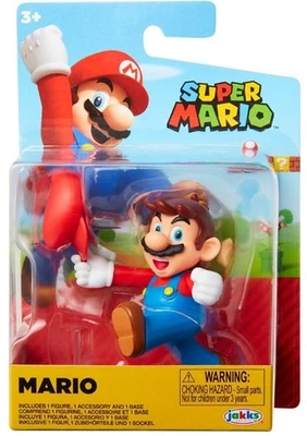 NEW Jakks World of Nintendo Super Mario 2.5" TIPPING HAT MARIO Mini-Figure 40103 - Image 1 of 4