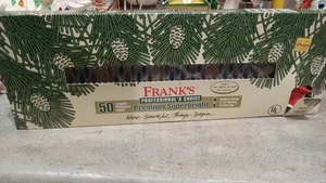 VINTAGE FRANKS 50 ULTRA BRIGHT CHRISTMAS LIGHTS Multicolor NEW In Box Original  - Picture 1 of 7