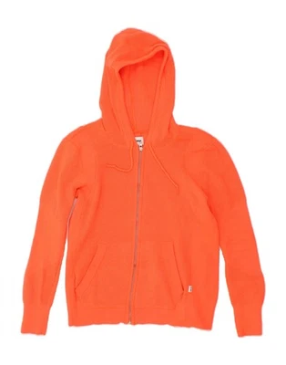 Pull à capuche zippé femme CONVERSE UK 18 XL orange polyester CH03 - Photo 1/4
