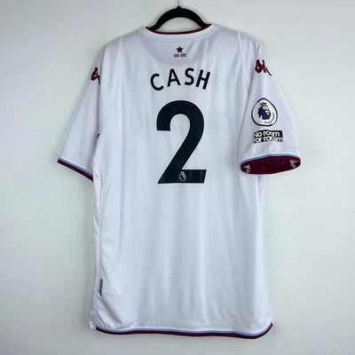 Aston Villa 2021/2022 Away Soccer Jersey Kappa Shirt Matty Cash - Image 1 of 4