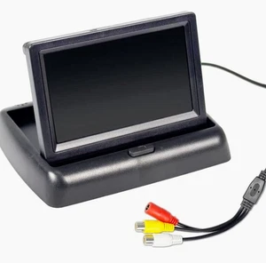 Monitor tft 4,3 pollici a scomparsa per telecamera retromarcia auto camper - Foto 1 di 6