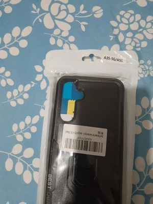 Funda resistente a prueba de golpes Galaxy A35/A55, soporte magnético de anillo de metal Foto 1 de 4