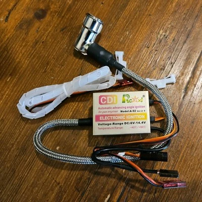 Rcexl Single Cyl Ignition CDI for BPM R6A Spark Plug 19mm Hex inc. Sensor - Image 1 of 4