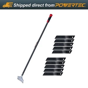 36 Inch Heavy Duty Razor Scraper - 4" Wide Blade & 10 Replacement Blades (71978) - Picture 1 of 9