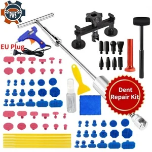 Car Paintless Kit Tool Dent Puller Lifter Glue Gun Repair Removal Hail Tabs UK - Picture 1 of 16