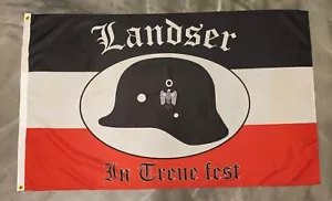 Fahne Flagge Deutsches Reich - Landser - In Treue fest - 90 x 150 cm - Bild 1 von 2