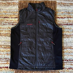 Mammut Polartec Alpha Ultralight Puffer Vest Black Men's Size 2XL XXL - Picture 1 of 3