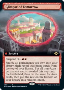 1x Glimpse of Tomorrow ~ Extended Art NM-Mint, English Modern Horizons 2 MTG Mag - Picture 1 of 1
