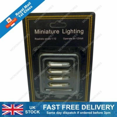 MICROMINIATURES Puppenhaus Kerzenlampen Maßstab 1/12 (01519)