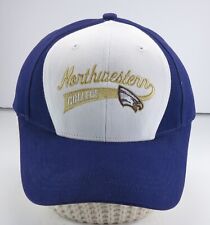 Northwestern college UNW Christian University Hat cap purple strapback