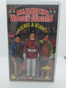 March Of The Wooden Soldiers (VHS 1991) Laurel & Hardey Color Collector Classic - Picture 1 of 4