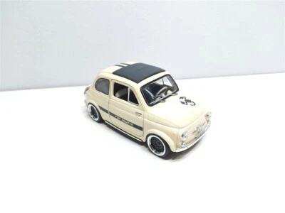 Fiat 500 Abarth Tuning BBS del 1961 - 1/16 Artigianale base Solido - NO 1/18 - Immagine 1 di 4