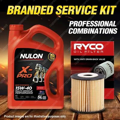 Ryco Oil Filter 5L XPR15W40 Eng. Oil Service Kit for Volvo S40 S70 LS55 V40 V70 - image 1 of 2