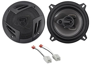 5.25" Rockville Rear Factory Speaker Replacement Kit For 2006-08 Dodge Ram 1500 - Picture 1 of 8