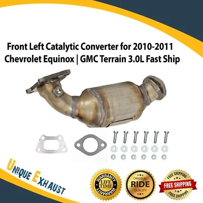 Convertidor catalítico delantero izquierdo para Chevrolet Equinox 2010-2011 | GMC Terrain 3,0 L Foto 1 de 4