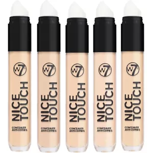 W7 Cosmetics Nice Touch Concealer - Light Fair Liquid Face Skin Smooth Makeup - Picture 1 of 6