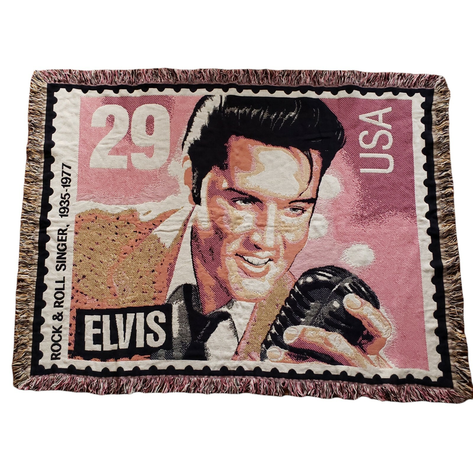 postage stamp blanket