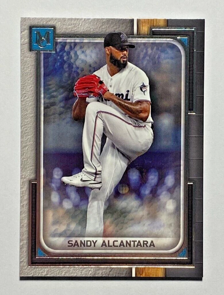 2023 Topps Museum Collection #15 SANDY ALCANTARA MARLINS - Image 1 of 2