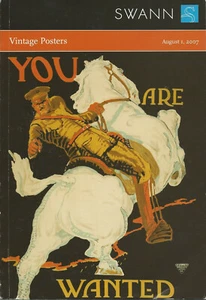 SWANN VINTAGE POSTER RESORT TRAVEL WORLD WAR Capiello Villemot Catalog 2007 - Picture 1 of 3
