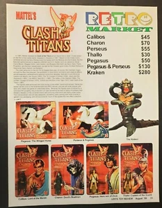 Mattel CLASH OF THE TITANS Figuren Vorschau Seite/Artikel ~ Magazin PRINT AD 2008 - Bild 1 von 1