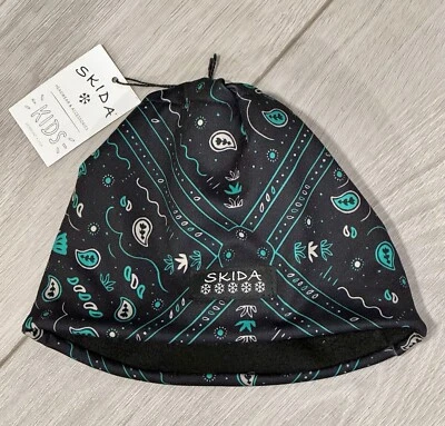 Skida Kids Hat Made In Vermont NWT Winter print - Imagem 1 de 4