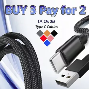 For Apple iPhone 15 Plus Pro Max USB to Type C Fast Charger Cable Lead Data Wire - Picture 1 of 15
