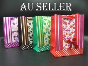 Paper Gift Bags Christmas Gift Bags w/ Handles Glitter Loot Party Bags 23x18 - Picture 1 of 4