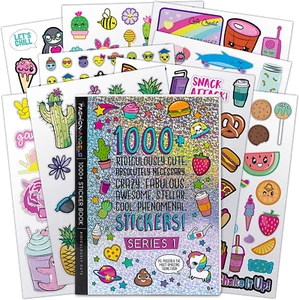 Cute Sticker Book for Kids - 1000+ Fun Craft Stickers for Ages 6+ - Picture 1 of 12