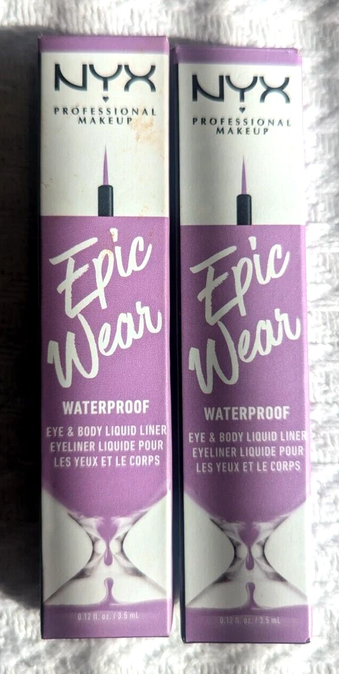 NYX Professional Epic Wear Waterproof Liquid Eyeliner - Lilac-2 Pack