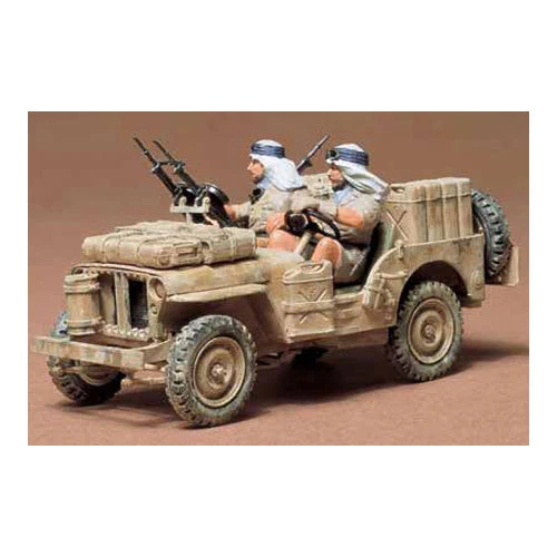 TAMIYA 35033 British SAS Jeep 1:35 Military Model Kit - Image 1 of 1
