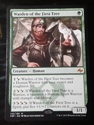 Warden of the First Tree , Fate Reforged , Light play , MTG, FREE SHIPPING - Image 1 of 2