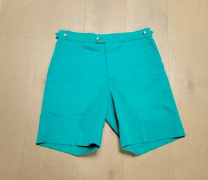 Men's 32 Izod Golf Shorts Flat Front Green Country Club - Picture 1 of 7