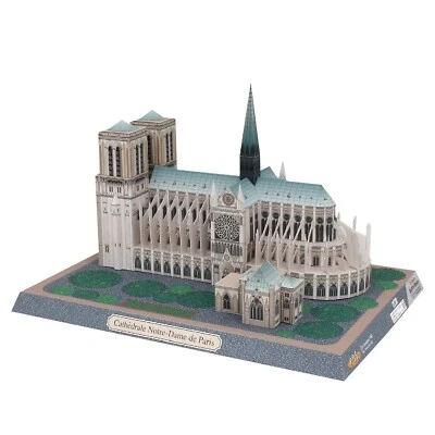 DIY Unassembled Cathedrale Notre-Dame de Paris 3D Famous Building Paper Model - Image 1 of 4