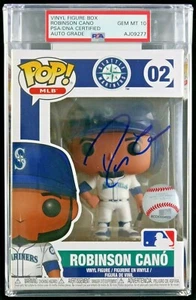 MLB ROBINSON CANO SIGNED ENCAPSULATED FUNKO POP TOY #02 PSA COA GEM MT 10 RARE - Picture 1 of 4