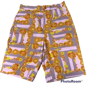 Free People Floral Cargo Shorts Sz 12 NWOT - Picture 1 of 10