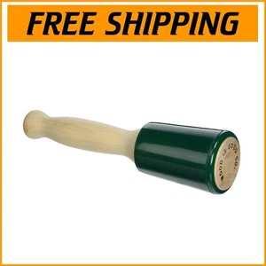 Compact 18-Ounce Urethane Mallet with Ergonomic Wood Handle, Perfect for Crafts - Picture 1 of 2