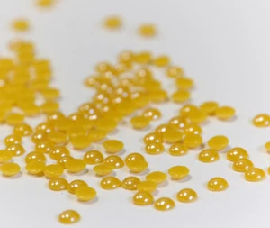 Hotfix Ceramic Stones YELLOW SUN 5mm stück wählbar Hochzeit Halbperlen Strass - Picture 1 of 3